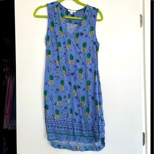 Beach Lunch Lounge Pineapple Dress or Coverup